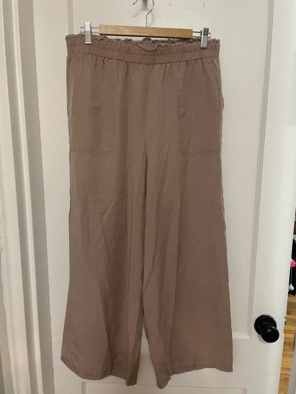 Jane and Delancey Wide Leg Pants in Taupe